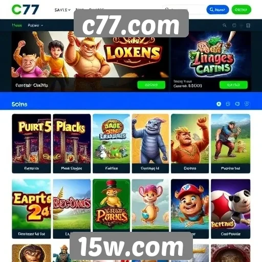 Plataforma c77.com amplia catálogo de jogos