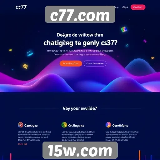 Evolução do design e usabilidade do c77.com